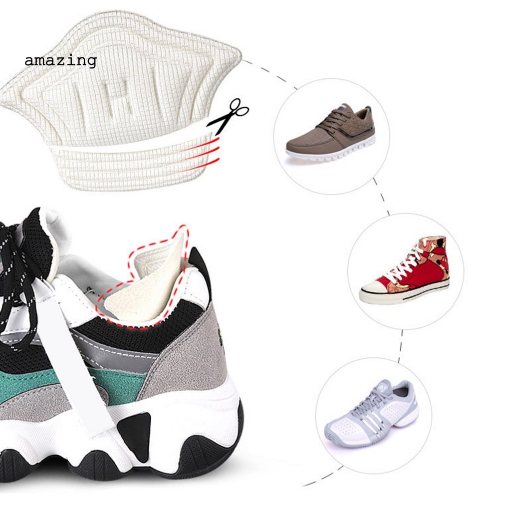 Bộ 2 Miếng Đệm Dán Sau Lưng Giày Thể Thao Chống Mòn
