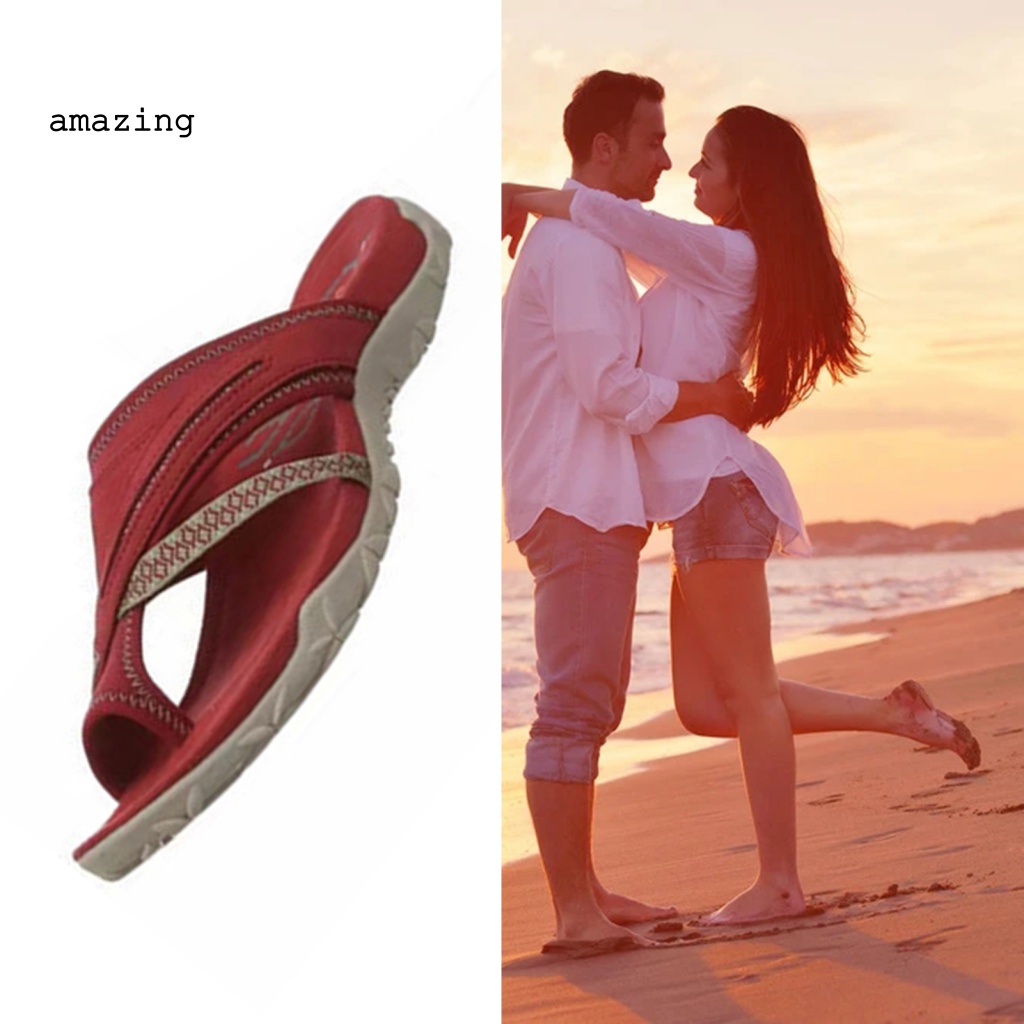 1 Đôi Xăng đan Đi Biển Thoáng Khí Trọng Lượng Nhẹ Thời Trang Dành Cho Nữ