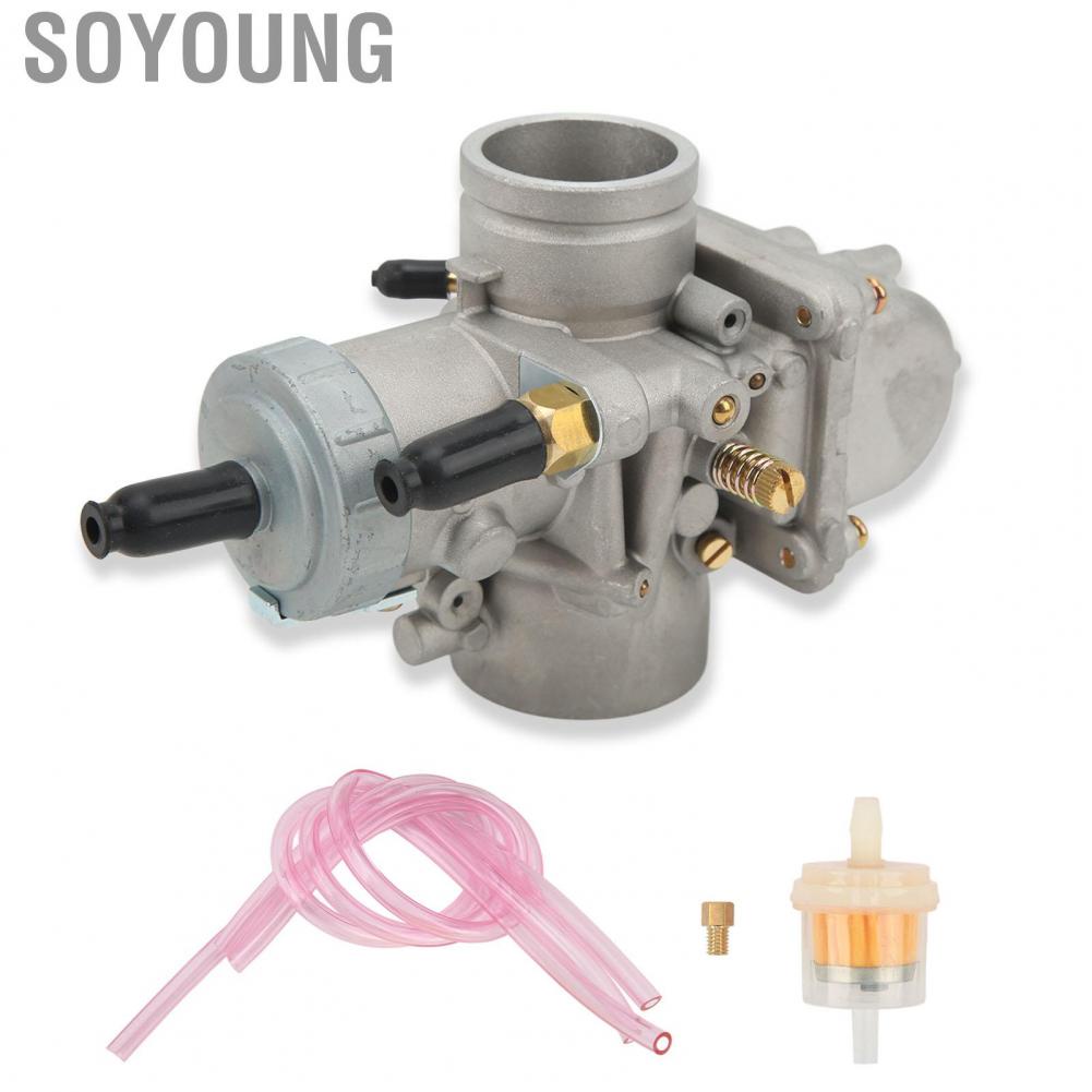 Soyoung Carburetor Assembly  ATV Direct Replacement Oil Resistance for 2 Stroke Engines
