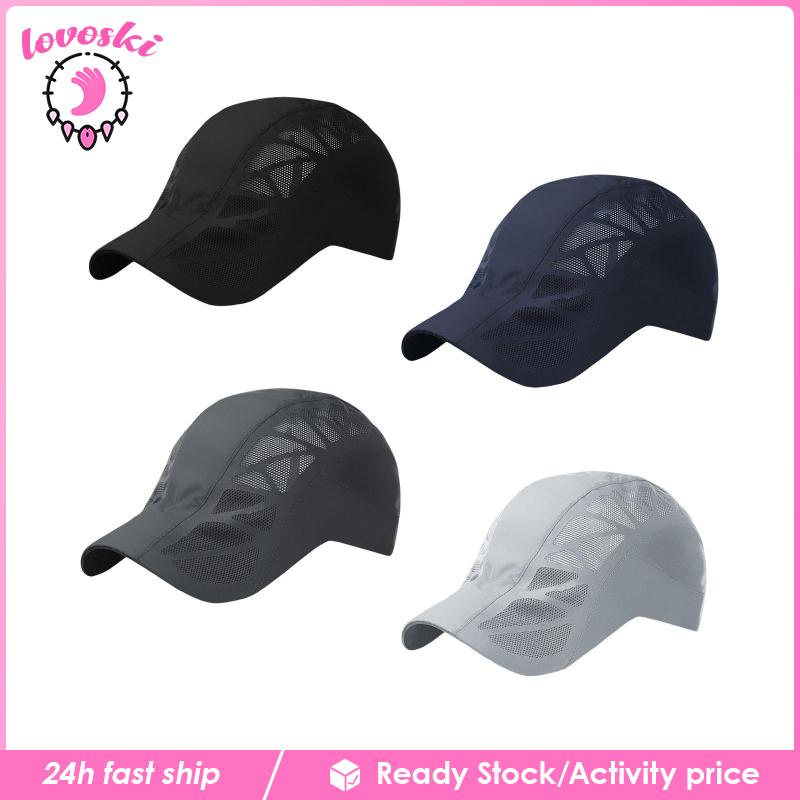 Mũ Lưỡi Trai Phối Lưới Nhanh Khô Thời Trang Mùa Hè Cho Nam Và Nữ