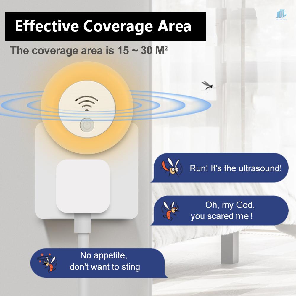 Thiết Bị Đuổi Côn Trùng Bằng Sóng Siêu Âm Tiện Dụng