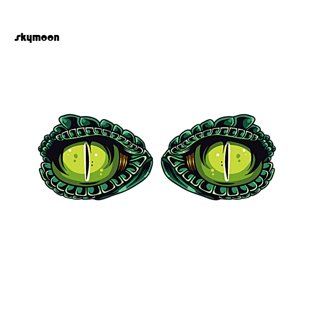 Đề Can Vinyl Dán Xe Hơi / Xe Máy Hình Đôi Mắt Đại Bàng Thân Thiện Với Môi Trường Chống Thấm Nước / Mài Mòn