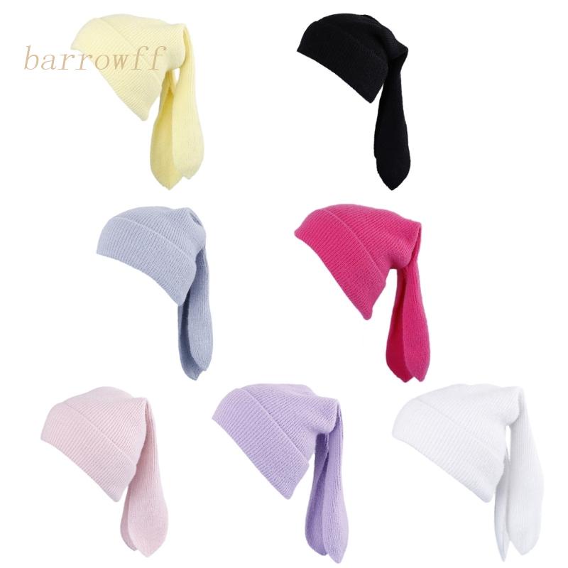 Mũ Dệt Kim Tai Thỏ Bảo Vệ Tai Dùng Khi Lái Xe Mùa Đông Dành Cho Bạn Gái