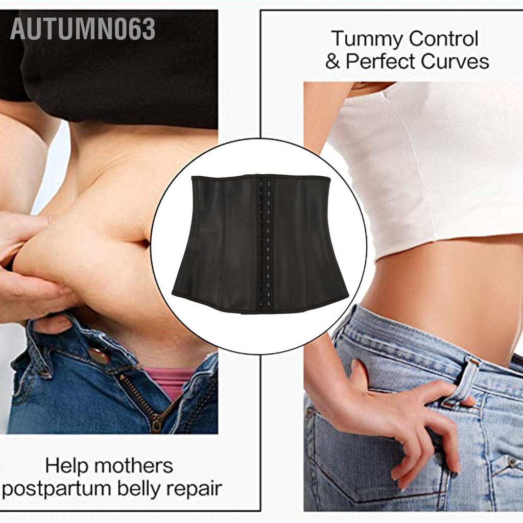 Autumn063 Phụ Nữ Underbust Cao Su Thể Thao Eo Huấn Luyện Bụng Điều Khiển 4 Hàng Móc Hình Dáng Cơ Mặc Dây Chéo