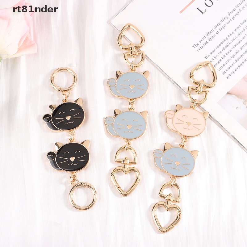 Rt Dây Xích Nối Dài Túi Xách Tráng Men Hình Mèo Dễ Thương