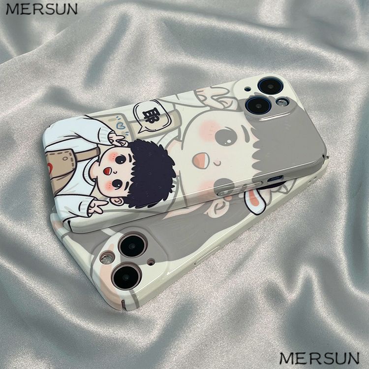 Ốp Điện Thoại Họa Tiết Ba Lô Xinh Xắn Dành Cho Apple 12 14131114Ốp Điện Thoại Cứng Thời Trang Cho Cặp Đôi PWUD