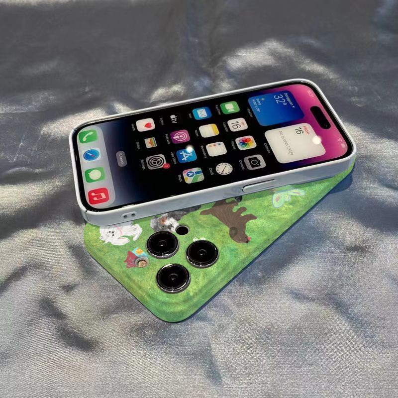 Ốp Điện Thoại Cứng Họa Tiết Hoạt Hình Dễ Thương Cho Iphone 11 12 14Pro 13Max xsmax 8p