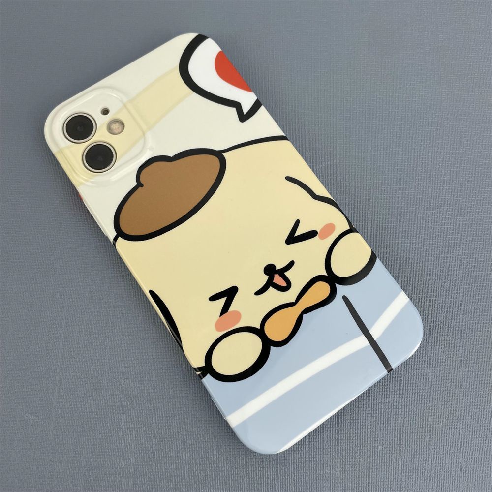 Ốp Điện Thoại Cứng Hình Cún Pudding Cho iPhone137 Apple 2I2P xr8 11 14promax12