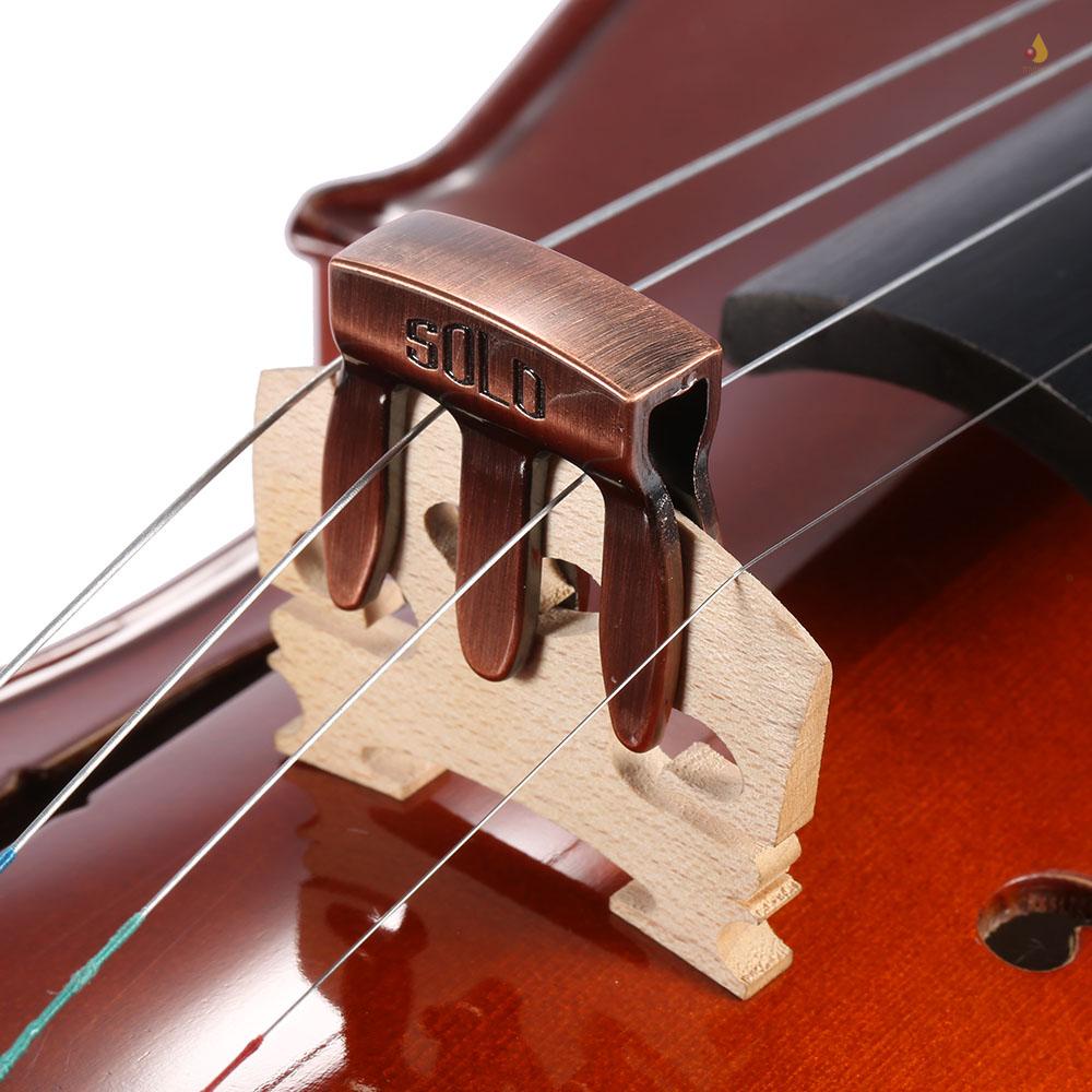 Dụng Cụ Luyện Tập Đàn Violin Viola Bằng Kim Loại Không Gây Tiếng Ồn 3 Chấu