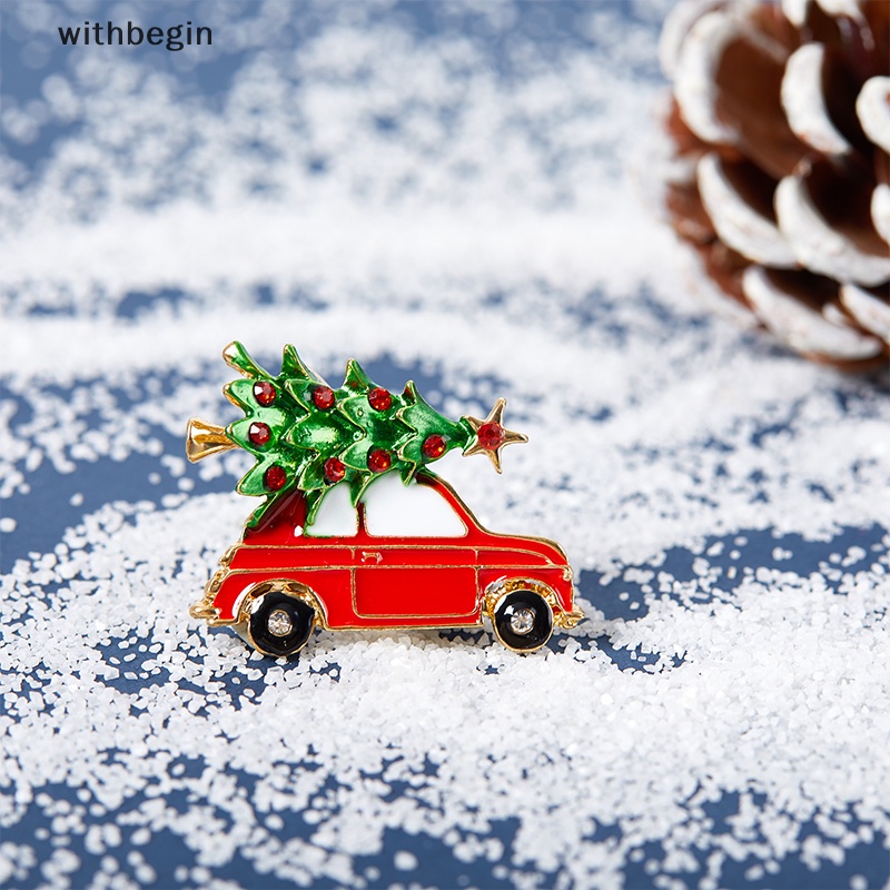 Ghim Cài Áo Hình Cây Thông Giáng Sinh Tráng Men Dễ Thương