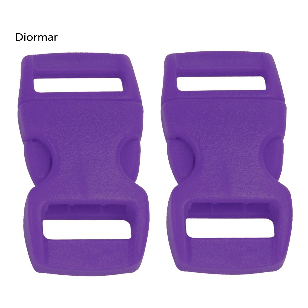 Set 24 Khóa Dây Nhựa Nhiều Màu Sắc Tháo Gỡ Nhanh Đeo Cổ Áo Vòng Tay DIO