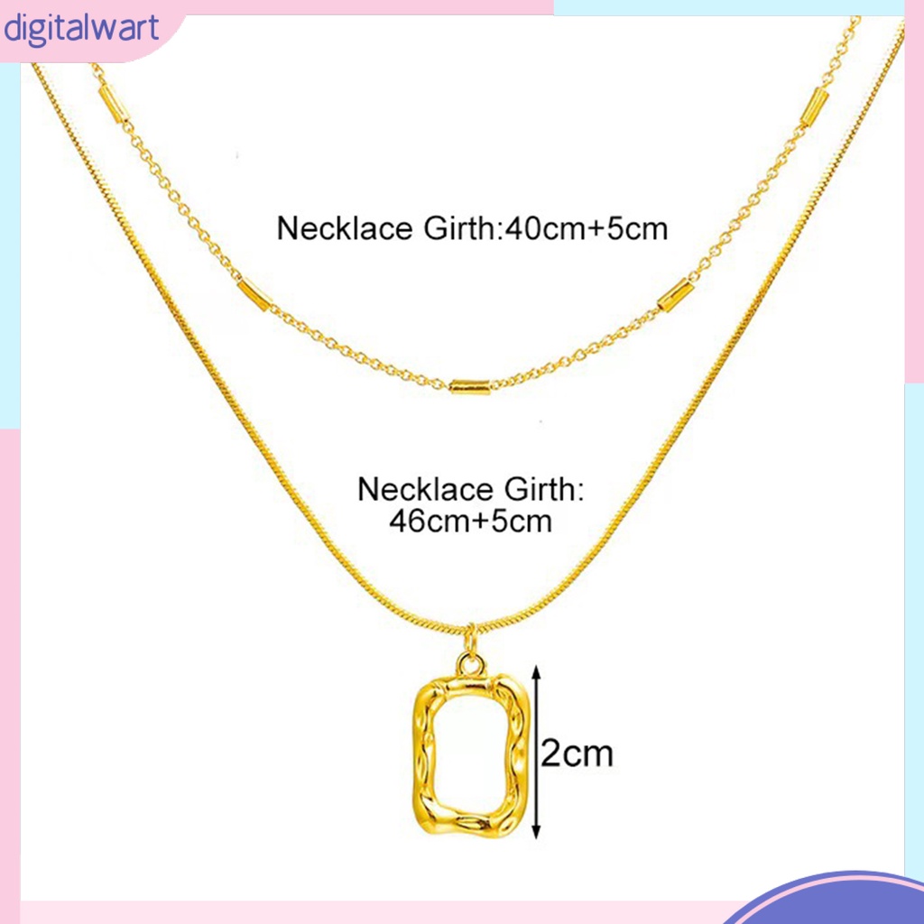 [IGT] Vòng cổ Bằng Thép Không Gỉ Khối Lượng Nhẹ Trang Trí Thanh Lịch Màu Sắc Đơn Giản Dành Cho Nữ