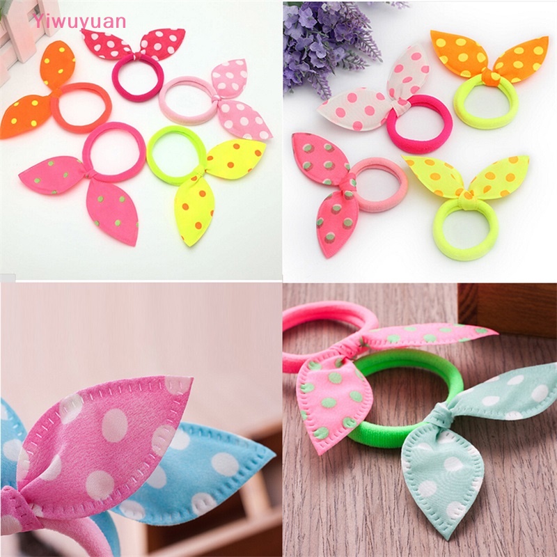 Bộ 10 Băng Đô Tai Thỏ Cho Bé Gái