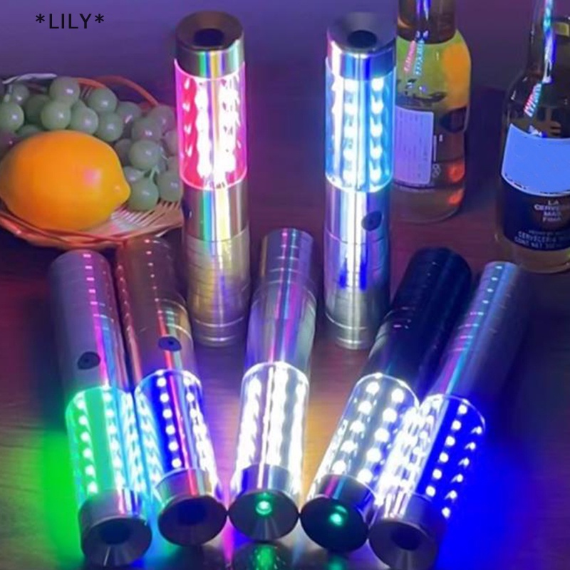 LILY Led nhấp nháy Baton cho VIP Champagne chai dịch vụ cầm tay đèn pin Sparkler uuu