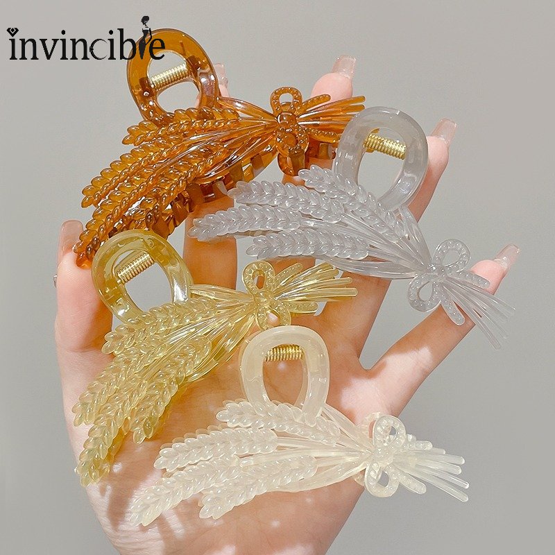 Kẹp Tóc Đuôi Ngựa Bằng Lúa Mạch Nhiều Màu Sắc