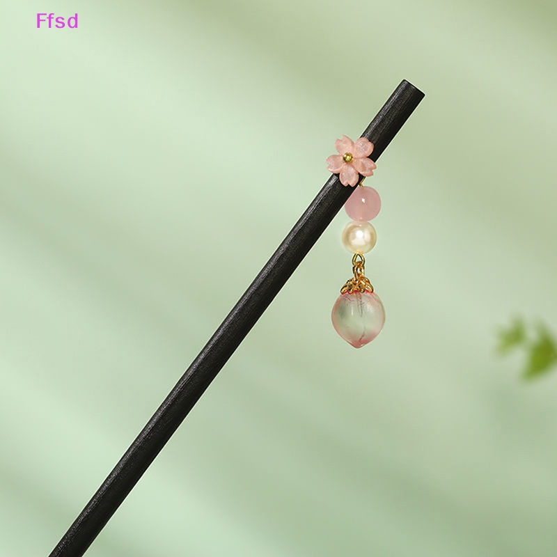 Trâm Cài Tóc Bằng Gỗ Hình Hoa Phong Cách Trung Quốc Cổ Điển Cho Nữ