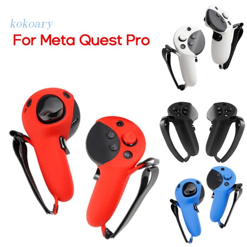 Vỏ Bọc Bảo Vệ Tay Cầm Điều Khiển Chống Trượt Có Dây Đeo Cho Meta-Quest Pr