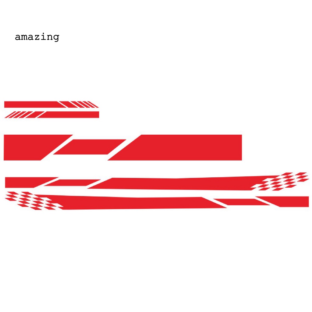 Set 5 Miếng Dán PVC Dài Kẻ Sọc Chống Nước Cho Gương Chiếu Hậu Xe Hơi