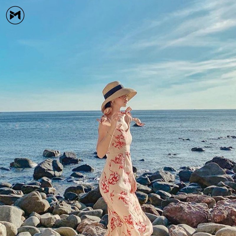 Mũ Cói Chống Nắng Thắt Nơ Phong Cách Hepburn Kiểu Pháp Thời Trang Đi Biển Mới 2023 Dành Cho Bạn Nữ