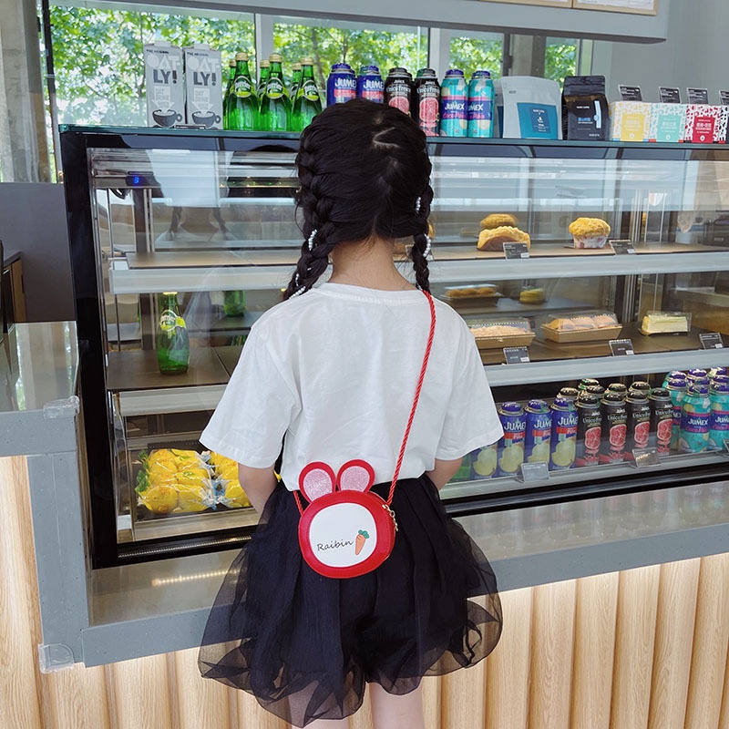 Túi Xách Tai Thỏ Đính Kim Sa Dễ Thương Cho Bé