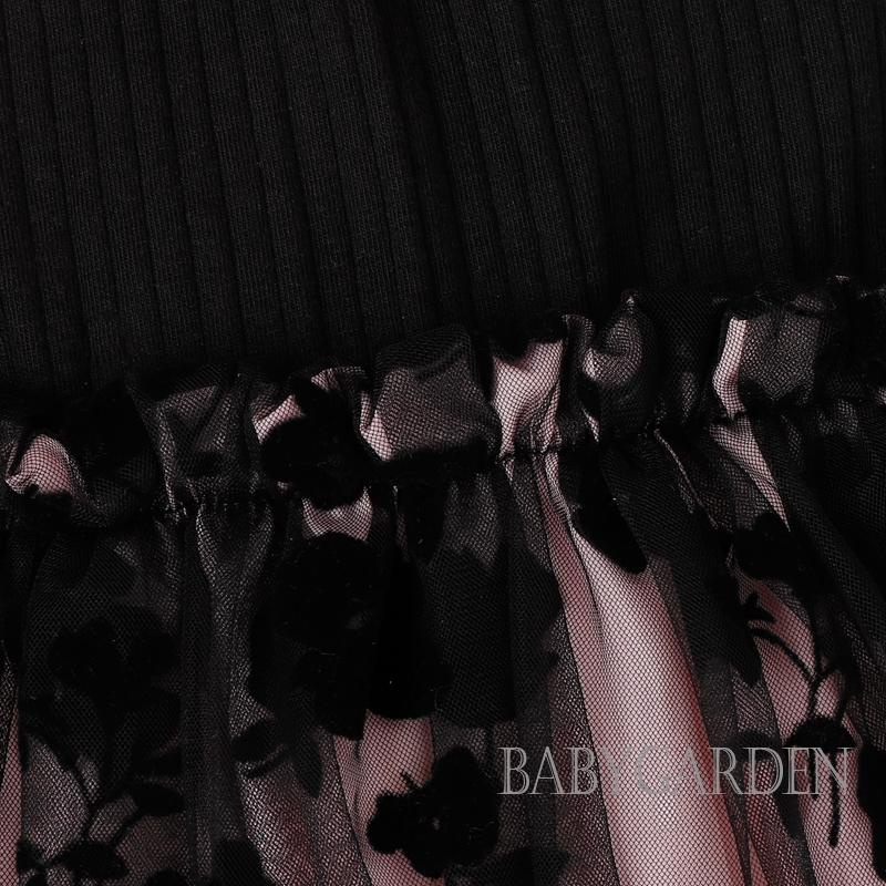 Đầm Chữ A Tay Ngắn Cổ Thuyền Phối Voan Hoa Thời Trang Mùa Hè Cho Bé Gái 4-7 Tuổi