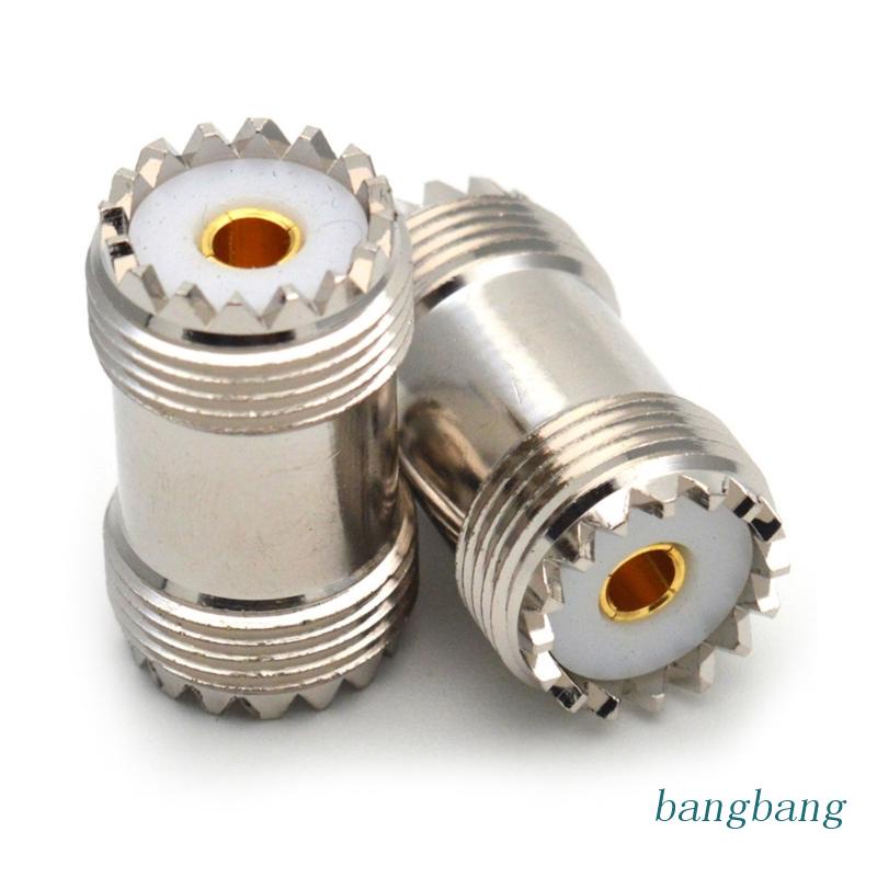 Set 2 Đầu Nối Đồng Trục UHF Female Sang UHF SL16 Female SO239 RF