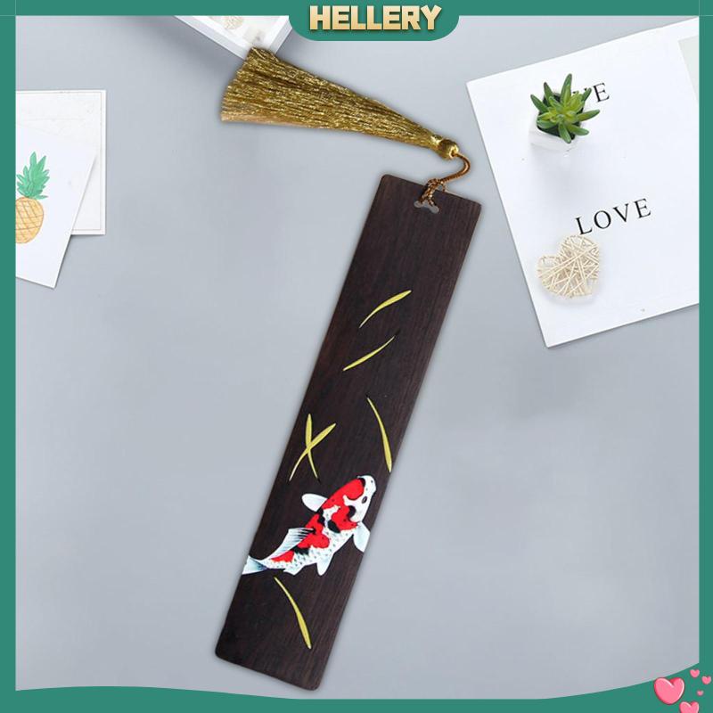 Thẻ Đánh Dấu Trang Sách Bằng Gỗ Phối Tua Rua Độc Đáo Trang Trí Lễ Tốt Nghiệp