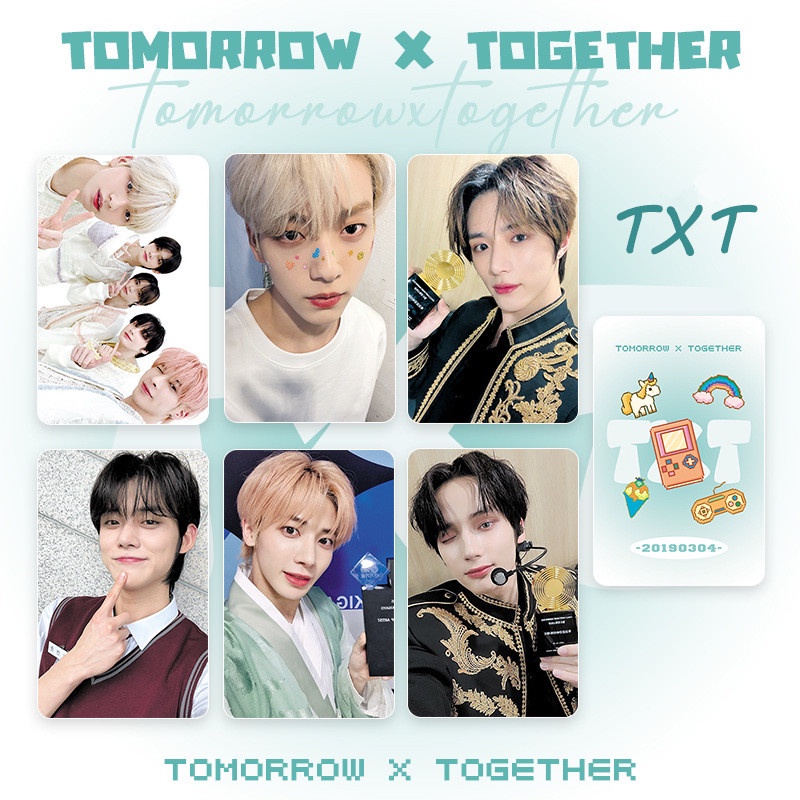 Set 6 Tấm Ảnh Lomo Card Nhóm Nhạc Kpop TOMORROW X TOGETHER