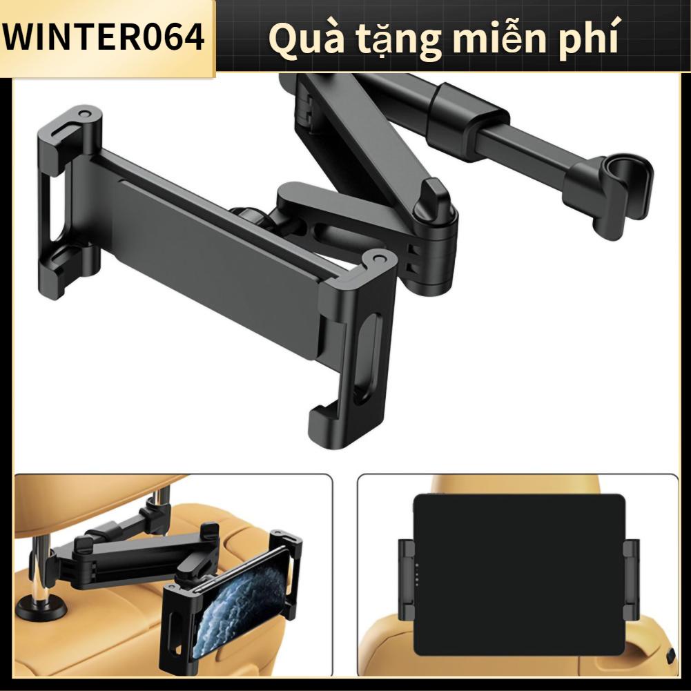 Winter064 Giá đỡ điện thoại trên xe hơi Máy tính bảng có thể kéo dài Có xoay tựa đầu đa năng ô tô