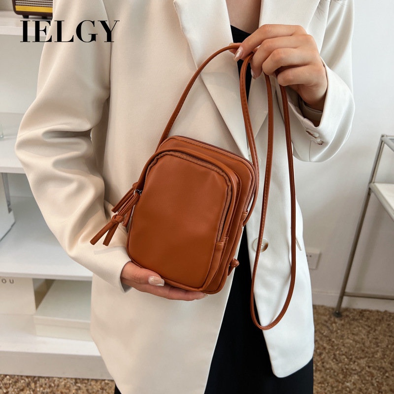 Túi Đeo Vai Bằng Da Mềm Đựng Điện Thoại Tiện Dụng