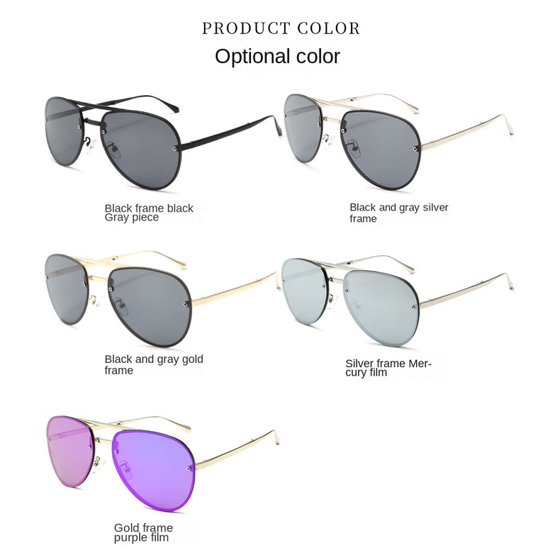 Kính Mát Gọng Kim Loại Mới Cho Cả Nam Và Nữ