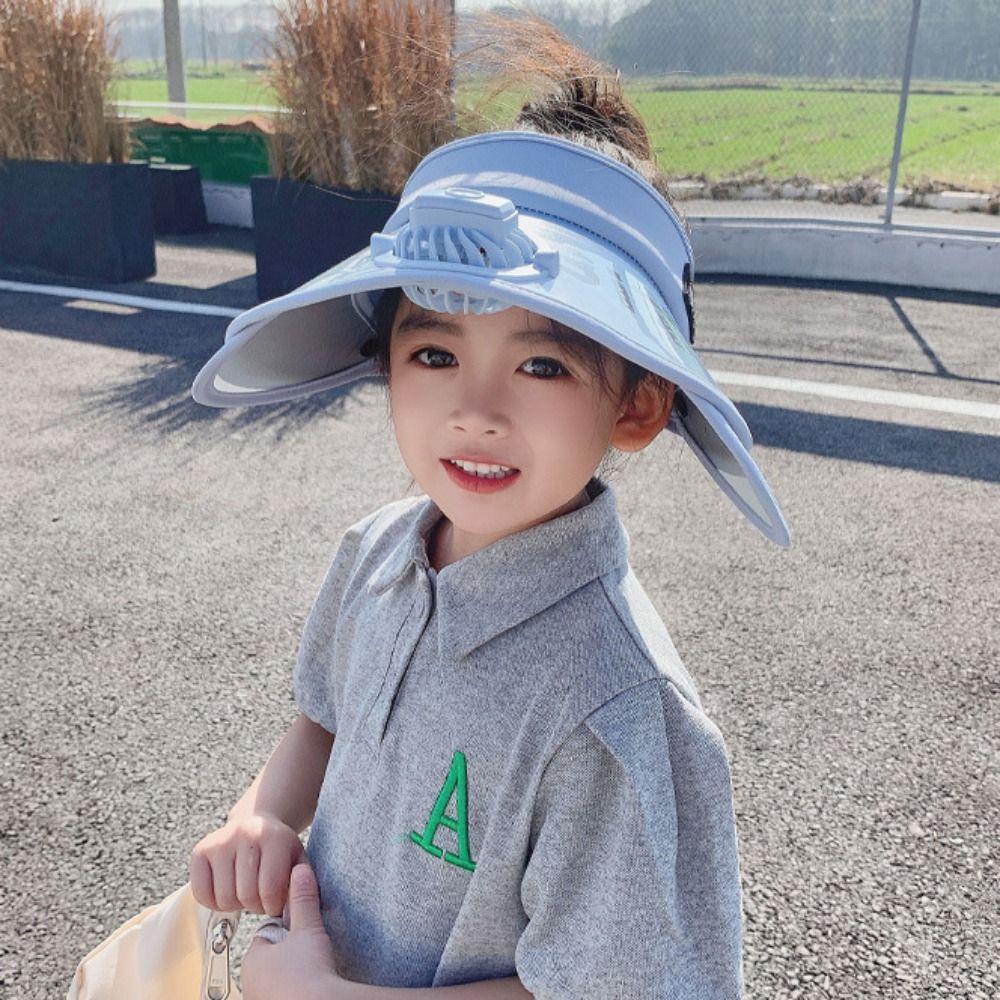 Mũ Lưỡi Trai Chống Nắng Kèm Quạt Sạc USB Tiện Dụng Cho Gia Đình