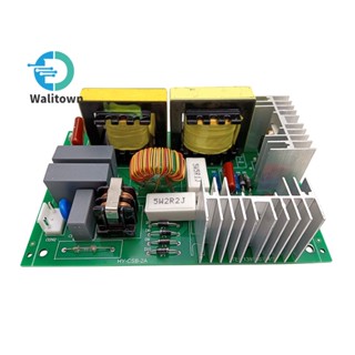 RIRIHI Bảng điều khiển máy làm sạch siêu âm AC220V 120W 40kHz với phụ kiện máy phát điện Dao động