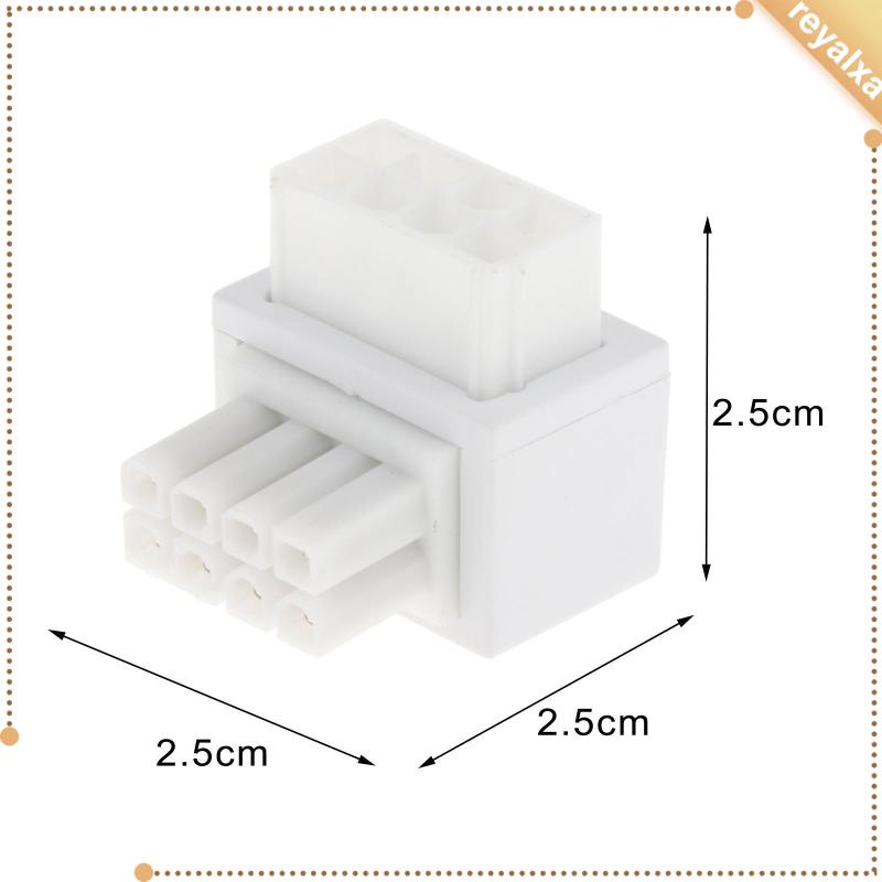 Cáp Chuyển Đổi Nguồn Điện 8Pin Sang 8Pin 90 Độ GPU Chuyên Dụng Cho Máy Tính / Thẻ Video