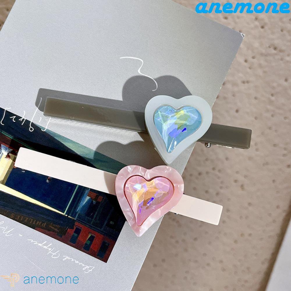 Kẹp Tóc Hình Trái Tim Màu Gradient Ngọt Ngào Thời Trang|Kẹp Mỏ Vịt Chuyên Dụng Chất Lượng Cao