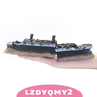 Tàu Titanic Trang Trí Bể Cá