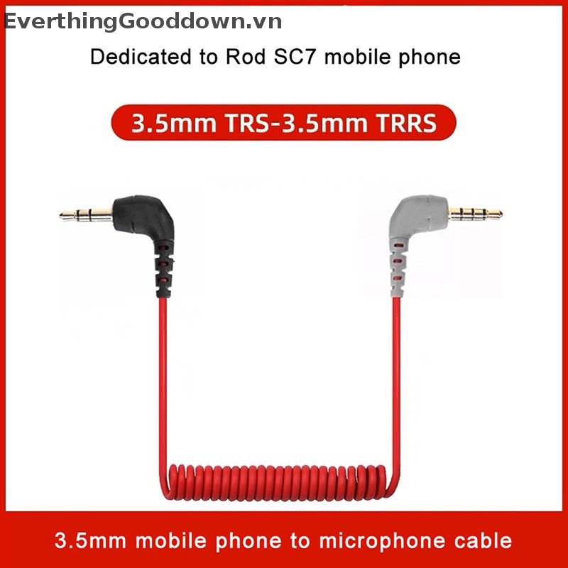Dây Cáp Chuyển Đổi Cổng 3.5mm TRS Sang TRRS Chuyên Dụng Cho Micro
