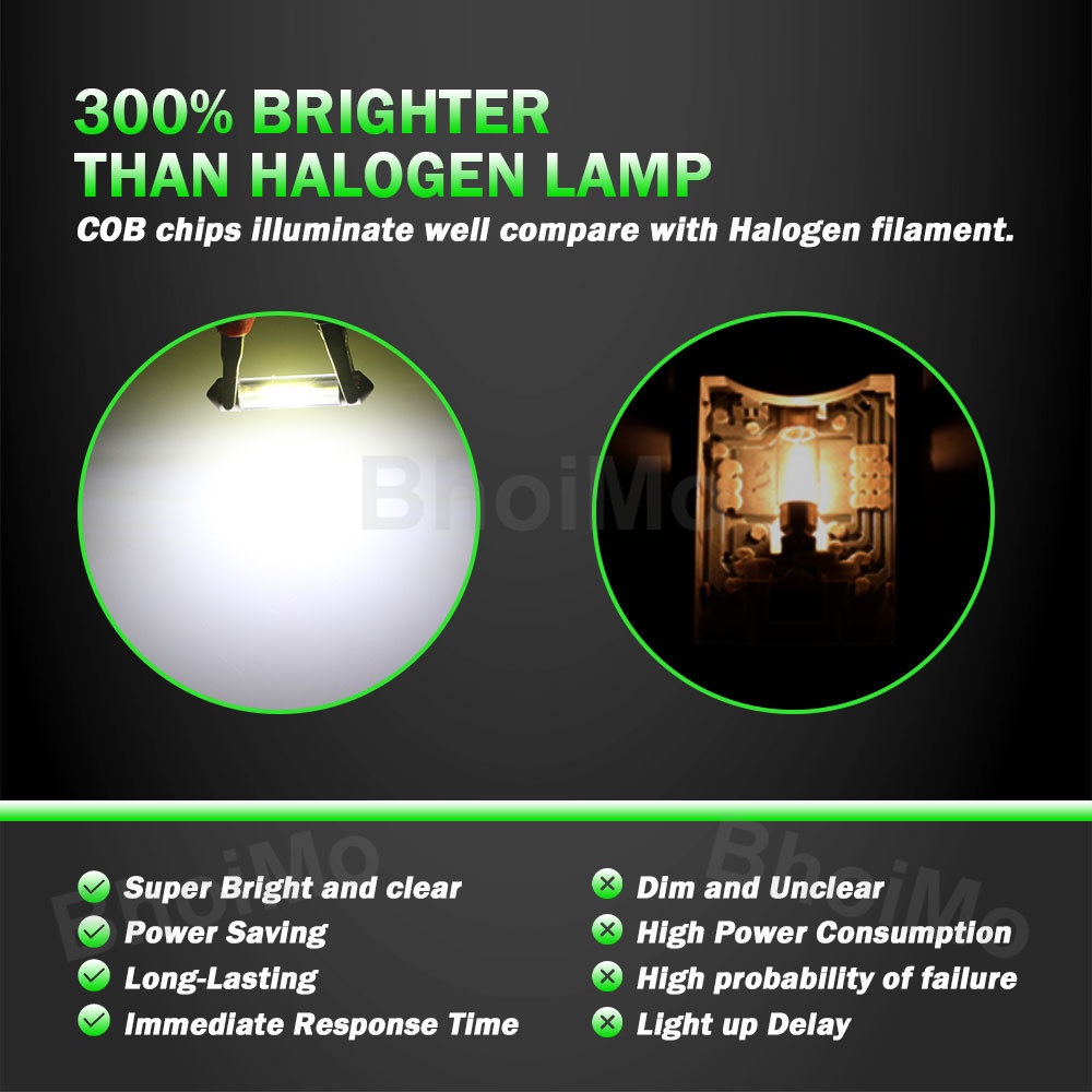 Bóng Đèn led Tín Hiệu DC12V 36mm 39mm 31mm C10W C5W C3W COB 36mm Dành Cho Xe Hơi Xe Máy