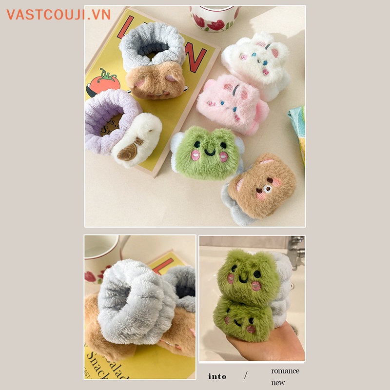 1 Cặp Băng Đeo Cổ Tay Thấm Hút Mồ Hôi Tốt In Họa Tiết Hoạt Hình Dễ Thương Tiện Dụng