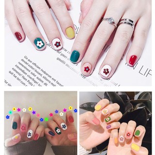 1 Miếng Dán Trang Trí Móng Tay Hình Hoa 36 Lựa Chọn DIY