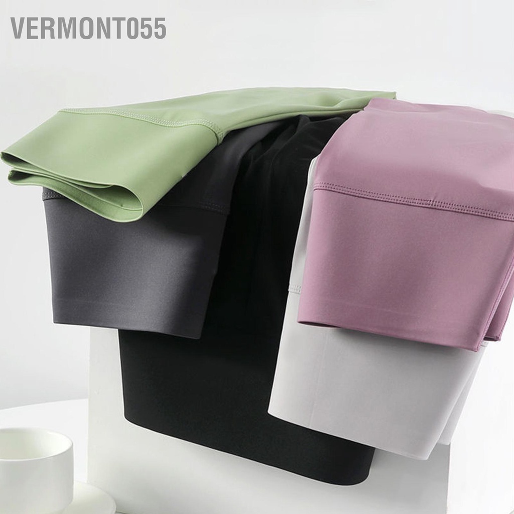 Vermont055 Quần Legging Nữ Mùa Hè Thời Trang In Chữ Thoáng Khí Co Giãn Cao Short Thể Thao Lưng