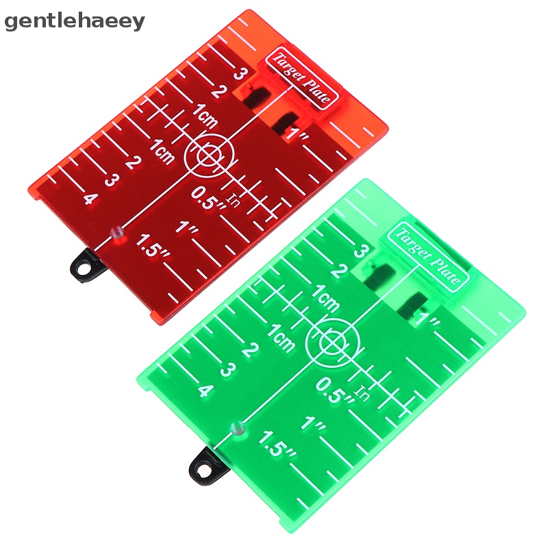 Thẻ Mục Tiêu Laser Từ Tính 1 inch / cm Màu Xanh Lá / Đỏ