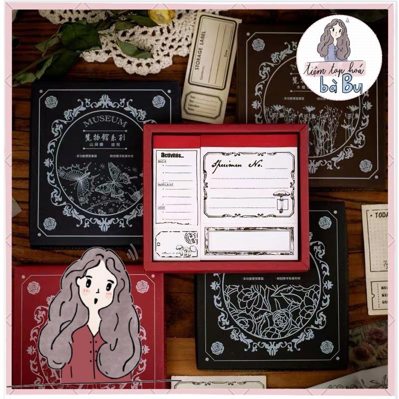 Set tag/labels/giấy can theo kiểu cổ điển