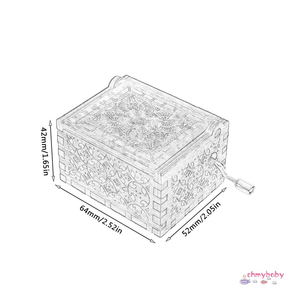 [OMY] Nhà Hộp Nhạc Cổ Điển Gỗ Quay Tay Sáng Tạo Thủ Công [P/19]