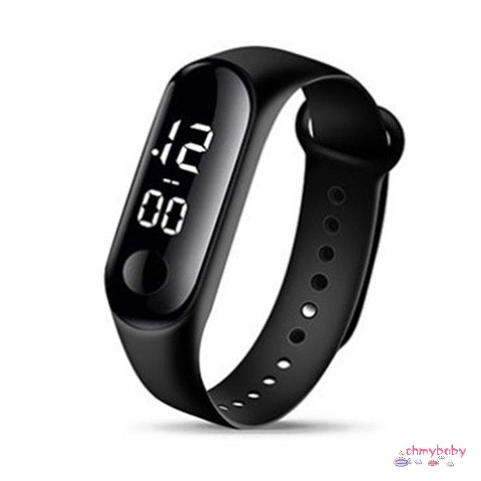 [Trong kho] Đồng Hồ Kỹ Thuật Số Đèn LED Ánh Sáng Trắng Màn Hình Cảm Ứng Chống Nước Nam Nữ Thể Thao Mặt Cao Cấp [P/1]