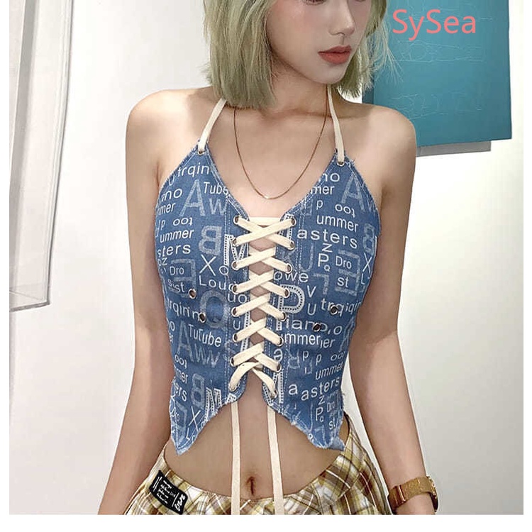 Áo Hai Dây Thiết Kế Quyến Rũ Thời Trang Theo Phong Cách Mỹ Cho Nữ