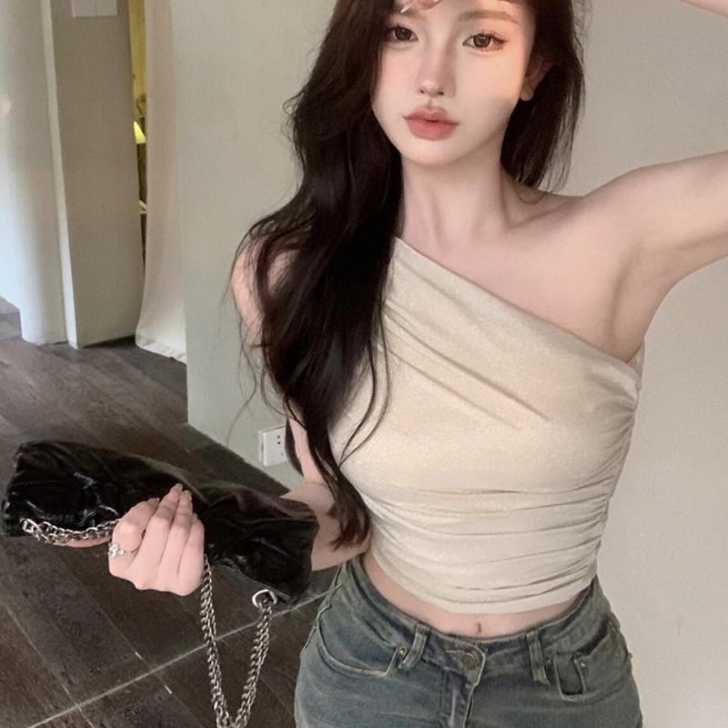 Áo Nữ Không Tay Một Dây Hở Vai Thời Trang Quyến Rũ