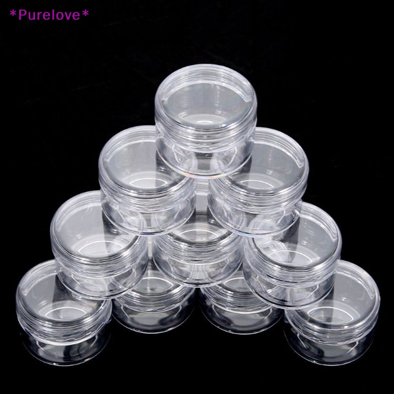 Set 10 Lọ Rỗng Trong Suốt Đựng Mỹ Phẩm Tiện Dụng Áo Thun Thiết Kế Mới Năng Động Thời Trang