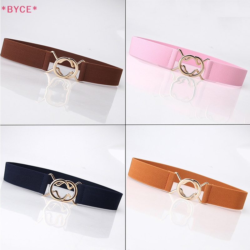 Thắt Lưng Mỏng Co Giãn Khóa Kim Loại Thanh Lịch Cho Nữ Mới