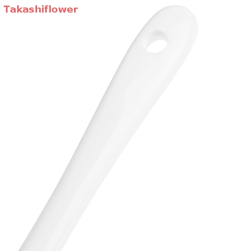 Muỗng Cà Phê / Trà / Món Tráng Miệng Bằng Sứ Tay Cầm Dài Màu Trắng